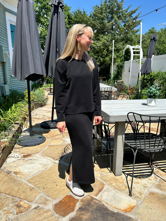 Luxe Sweatshirt Black