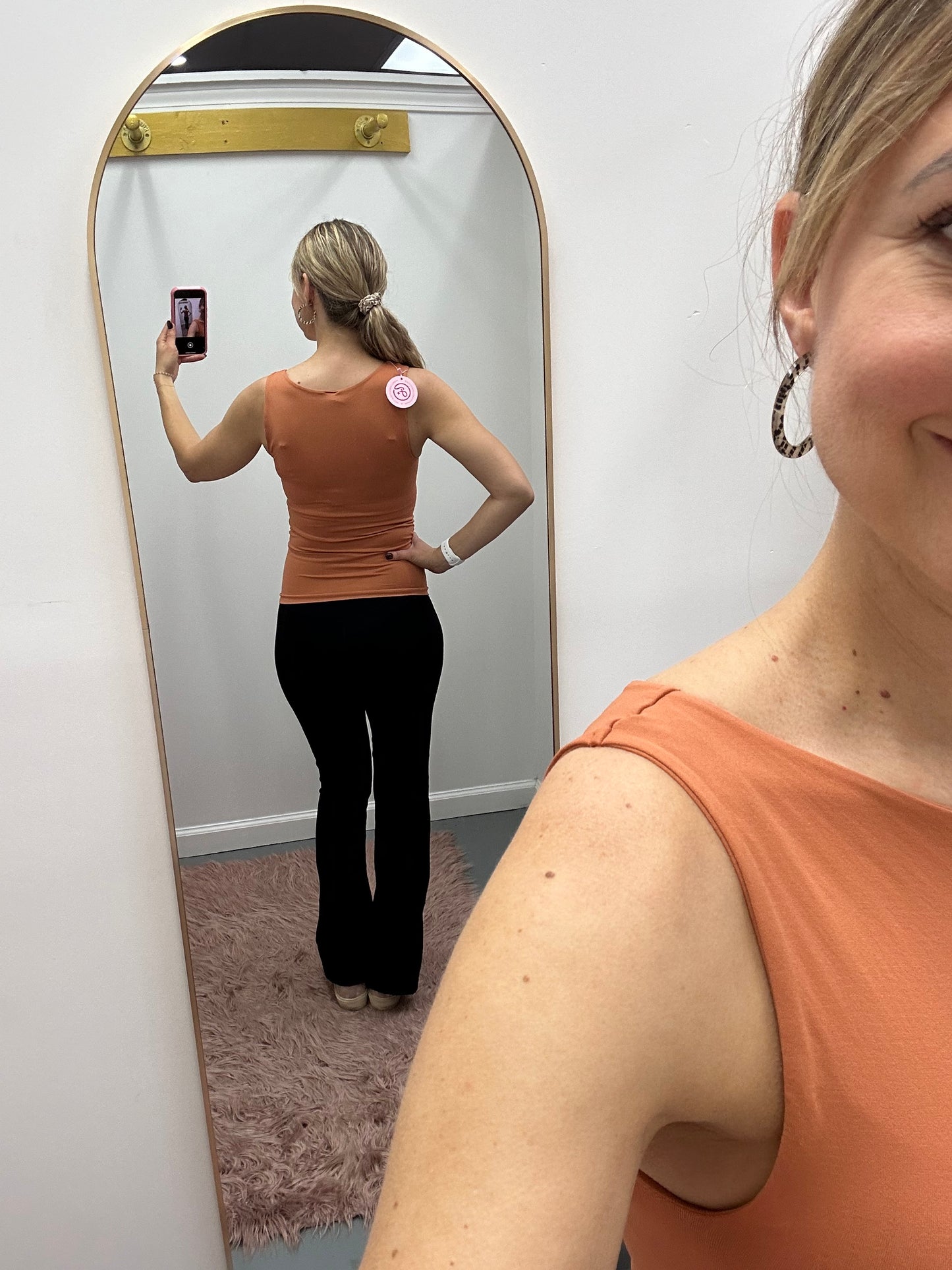 Boat Neck Tank Sunset