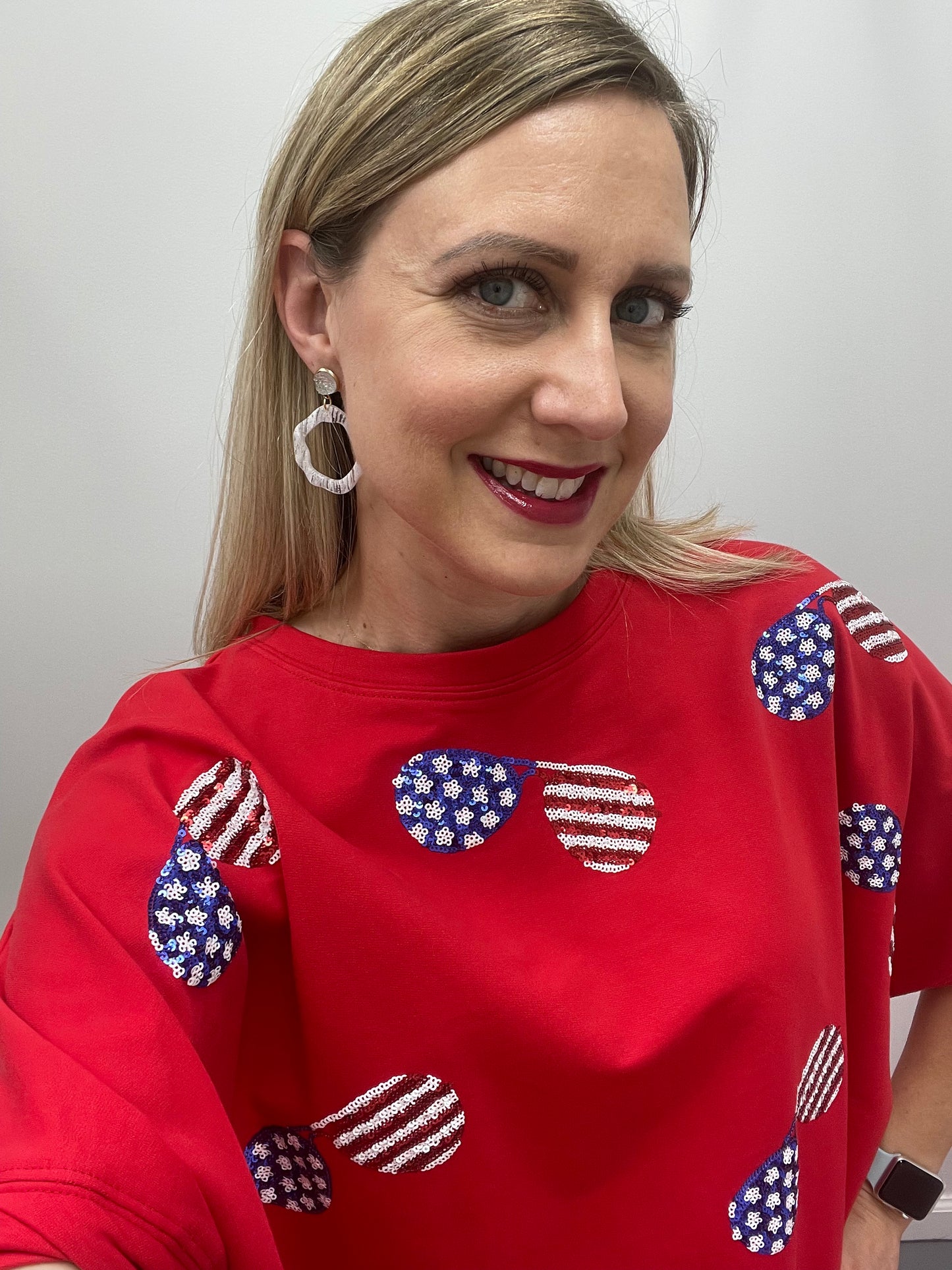 Sequin America Sunglasses T-Shirt