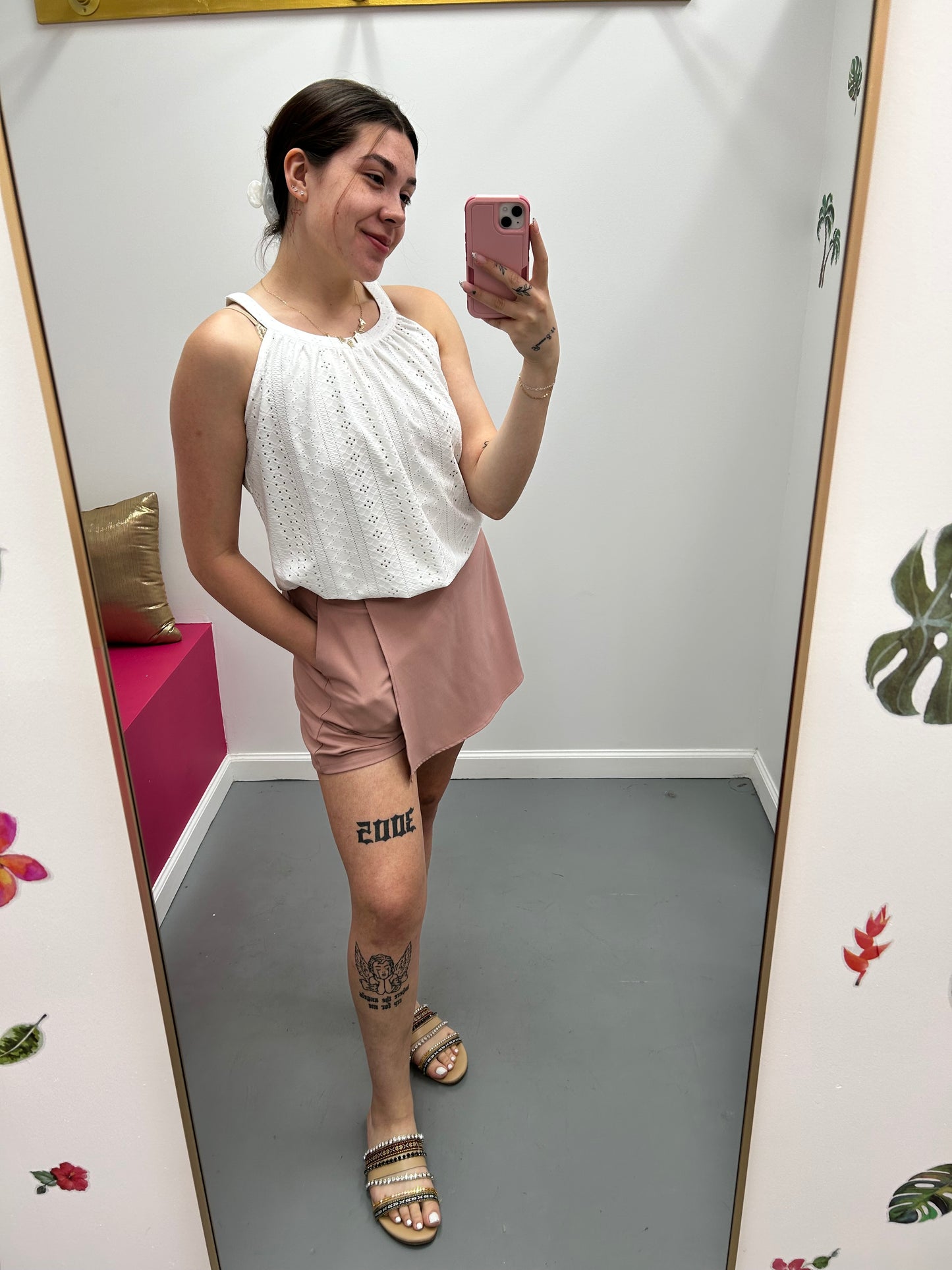 Flowy Scoop Line Tank