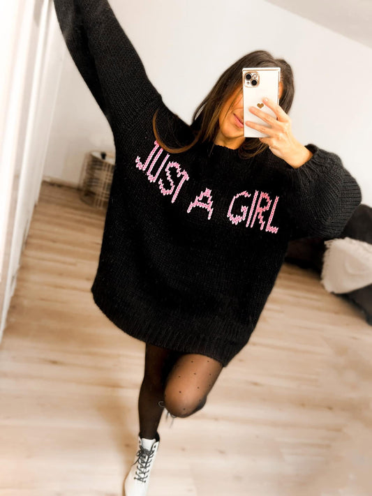 Just a Girl Oversized Sweater