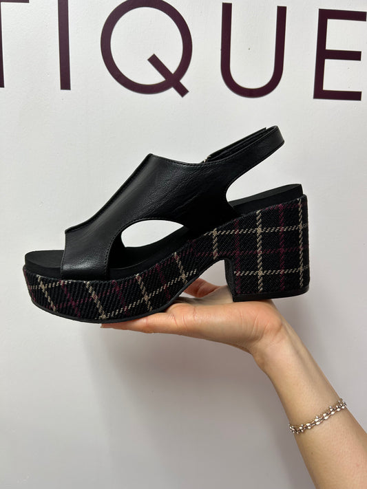 The Plaid Chic Wedge