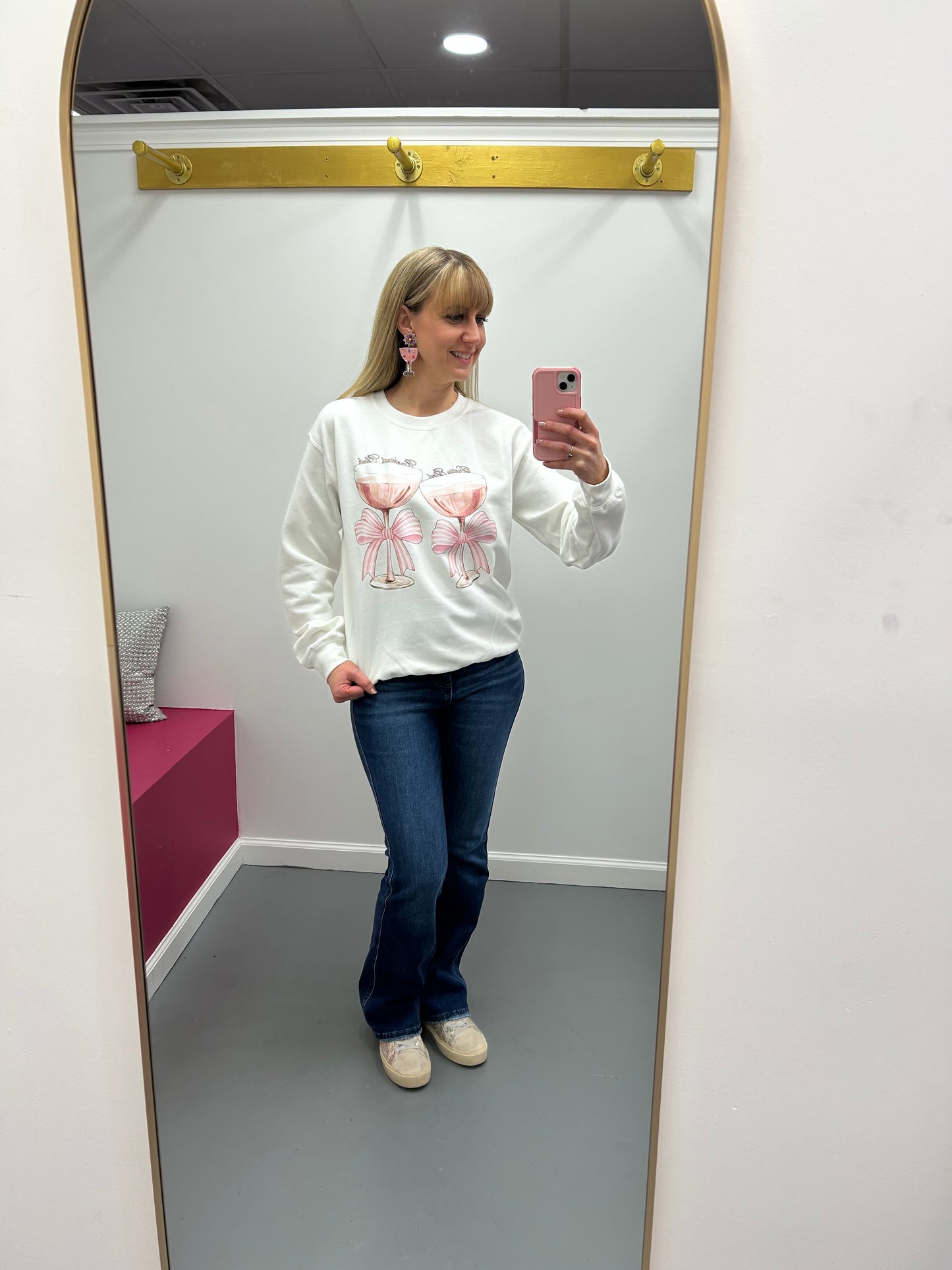 Pink Cheers Sweatshirt