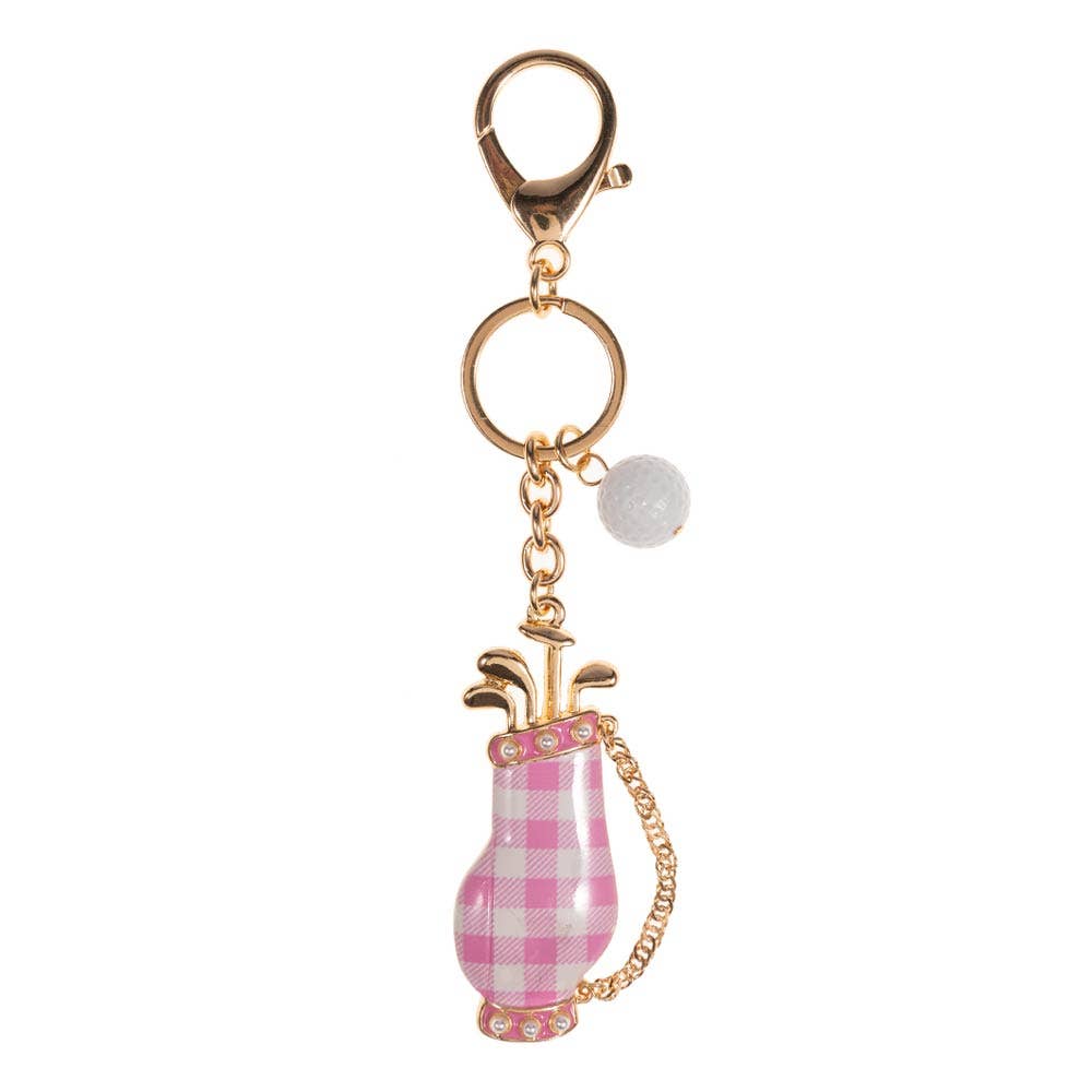 Golf Bag Bag Charm