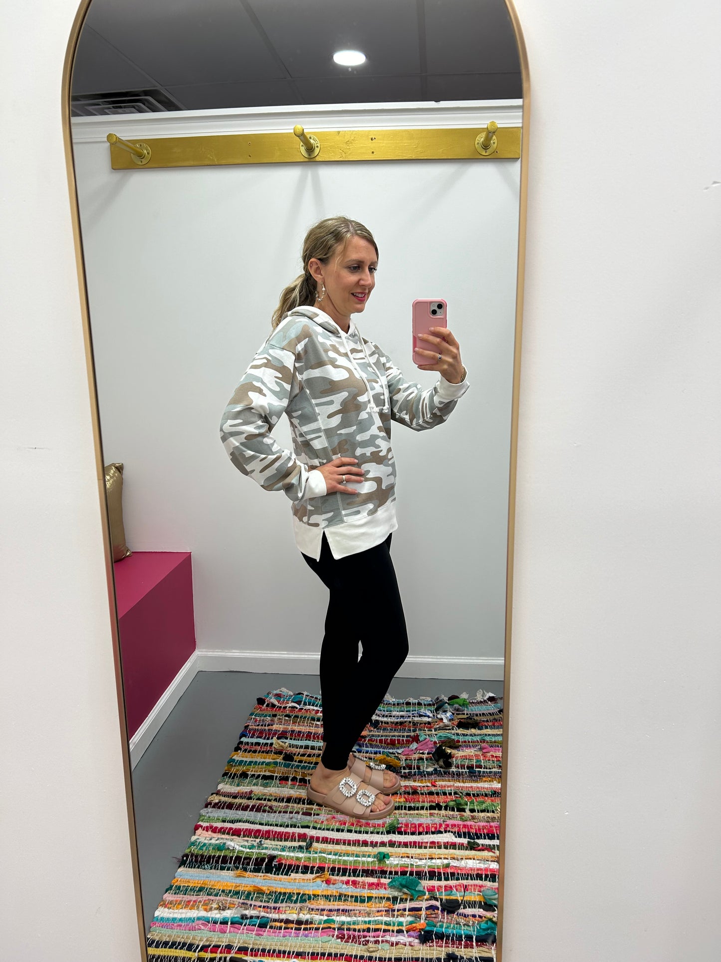 Camo Hoodie Sweatshirt