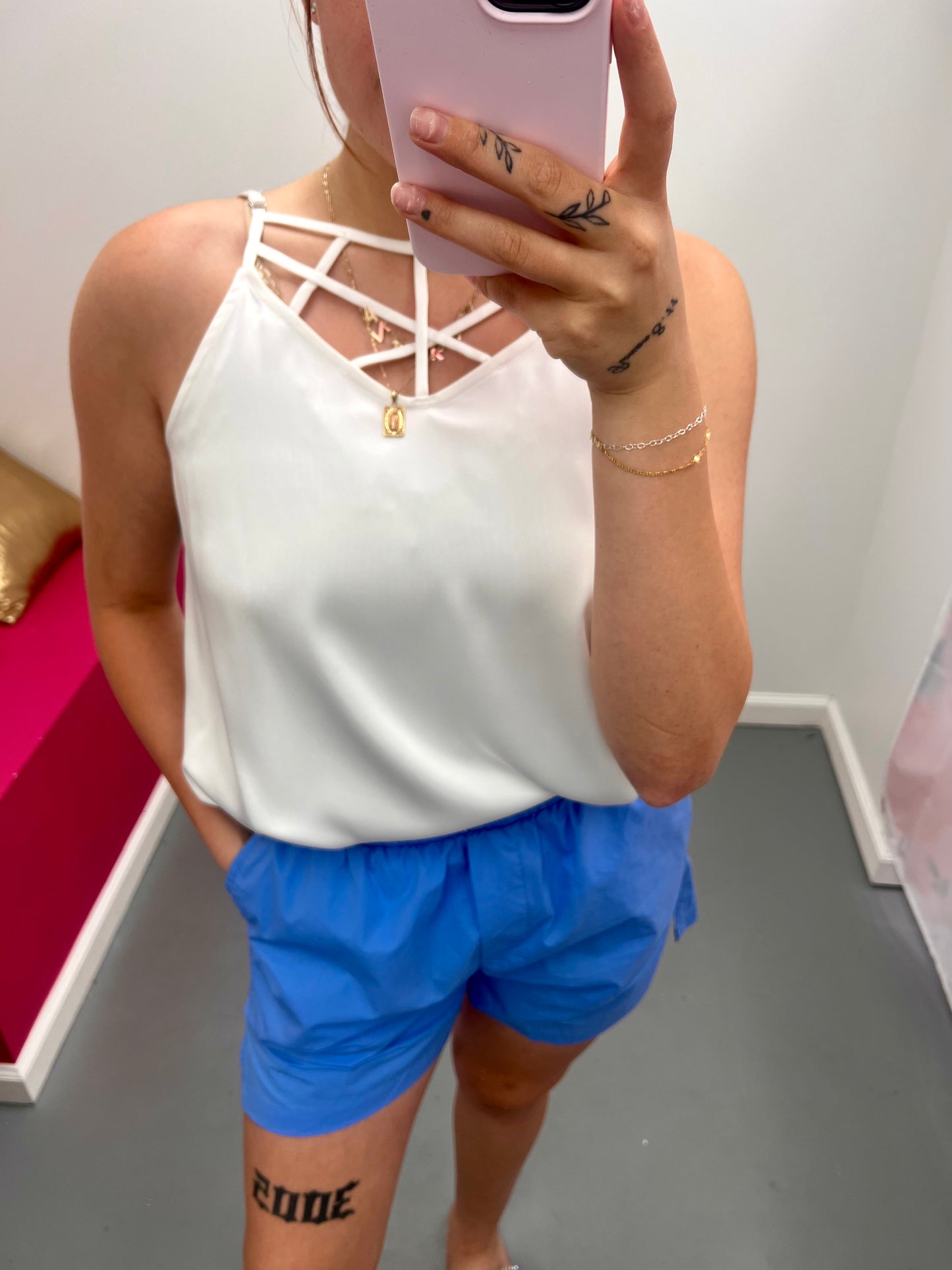 Linen Shorts W/ Pockets
