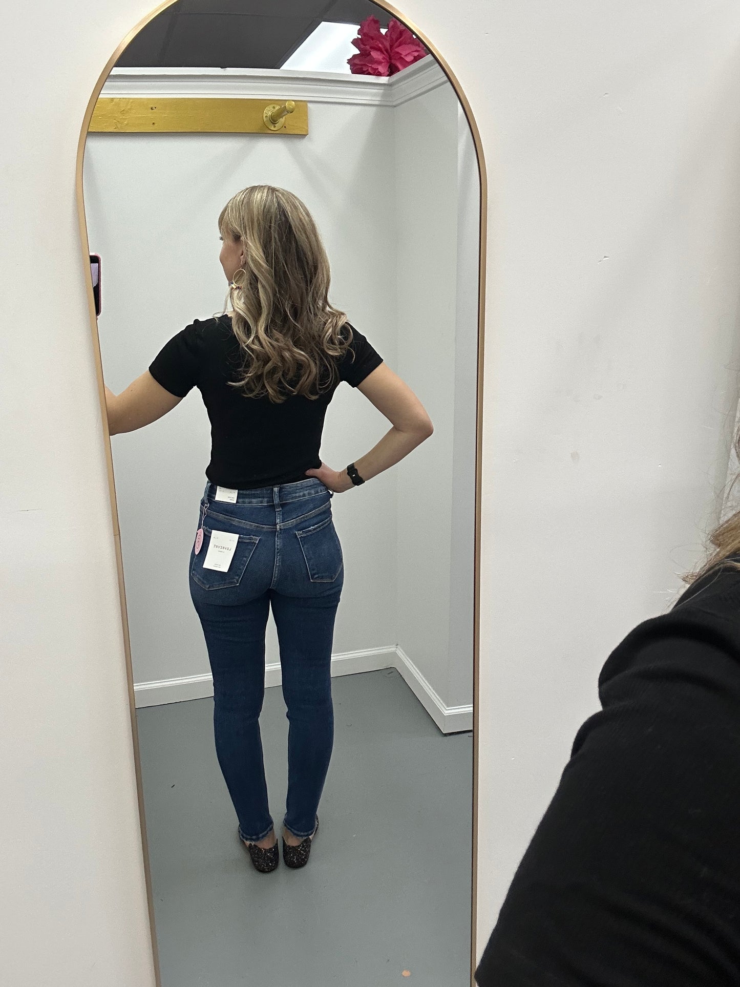 High Rise Ankle Skinny Jeans