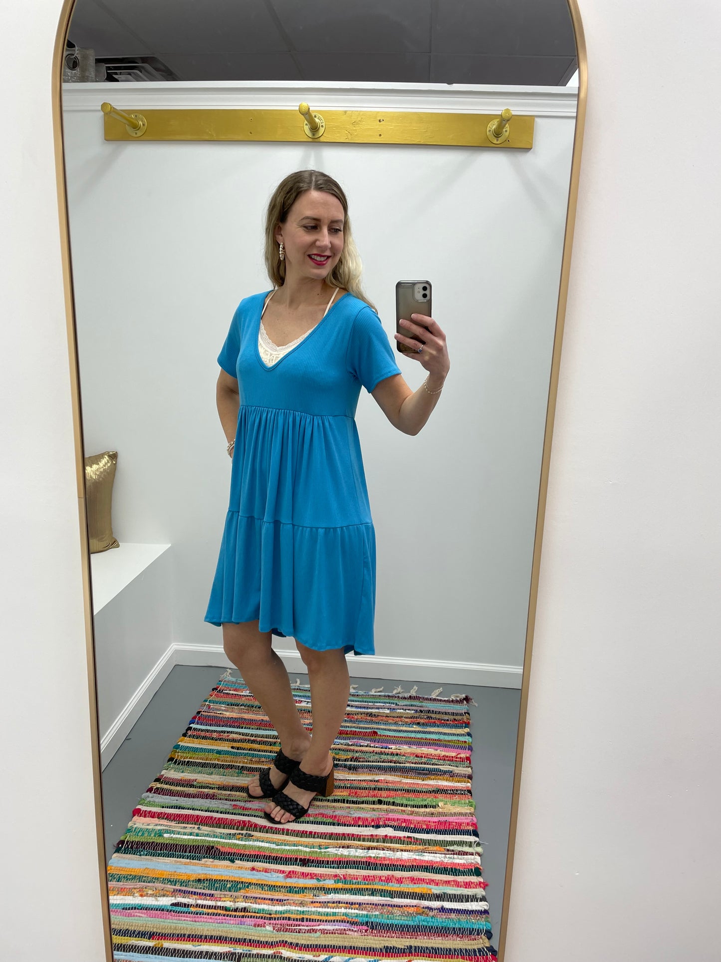 Everyday Dress Bright Blue