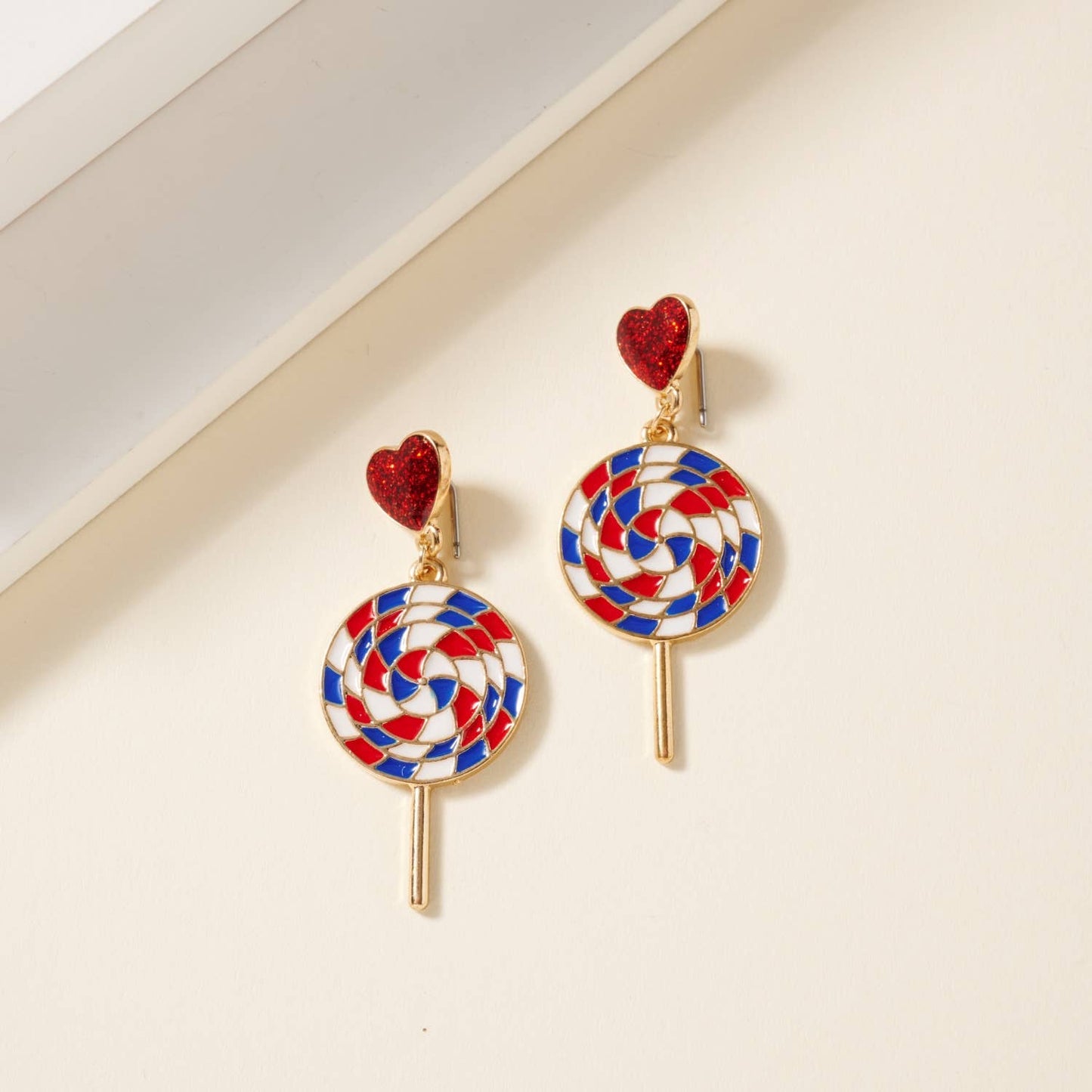 USA Lollipop Earrings