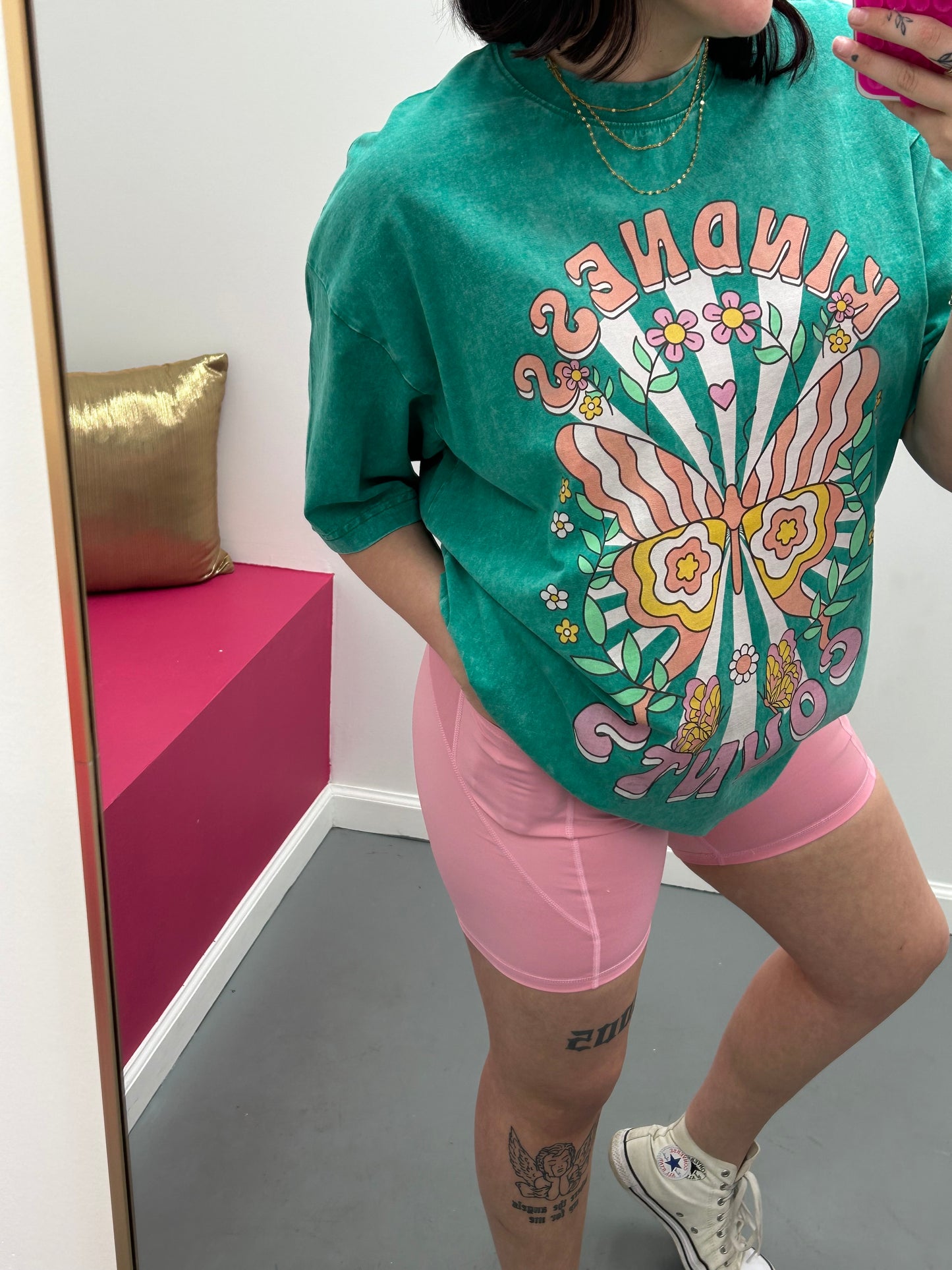 Biker Shorts w/Pockets Lt Pink