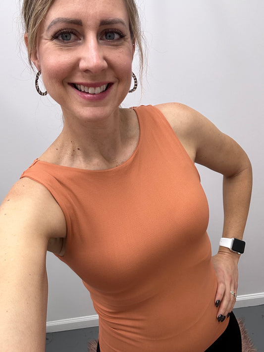 Boat Neck Tank Sunset