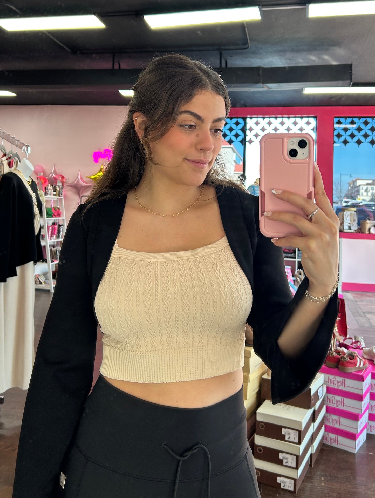 Modal Cropped Cardigan