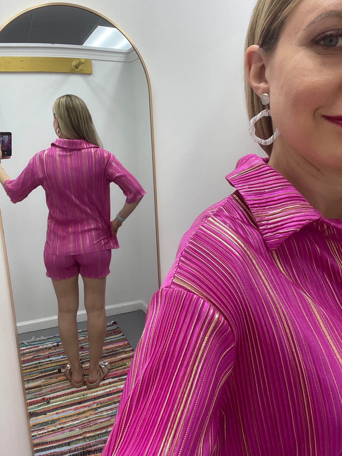 Sunday Funday Pleated Set