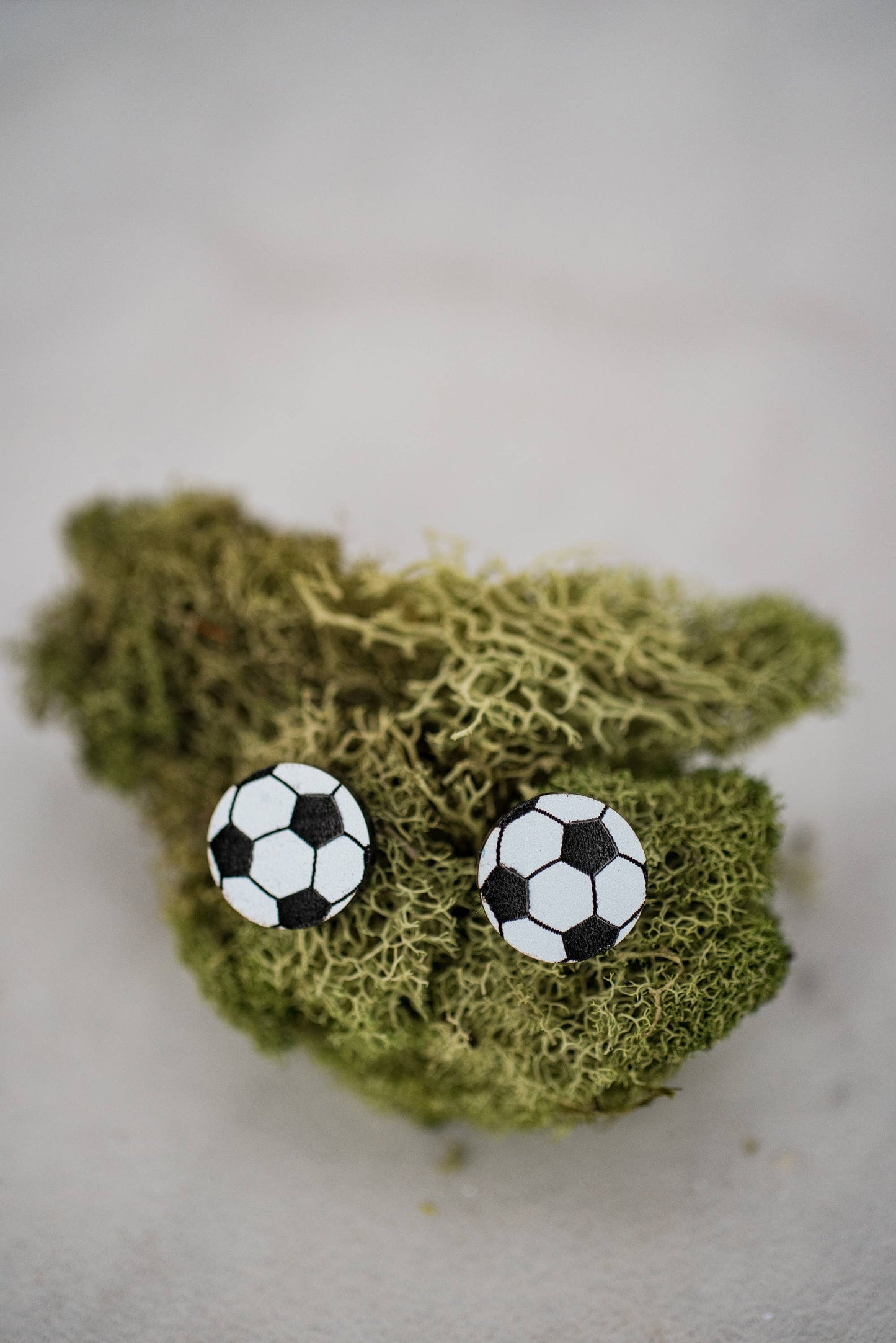 Soccer Stud Earrings