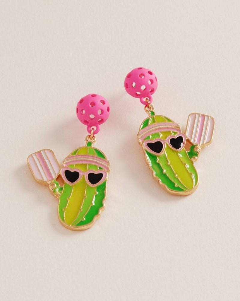 Pickle Pickleball Earrings