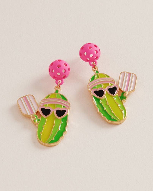 Pickle Pickleball Earrings