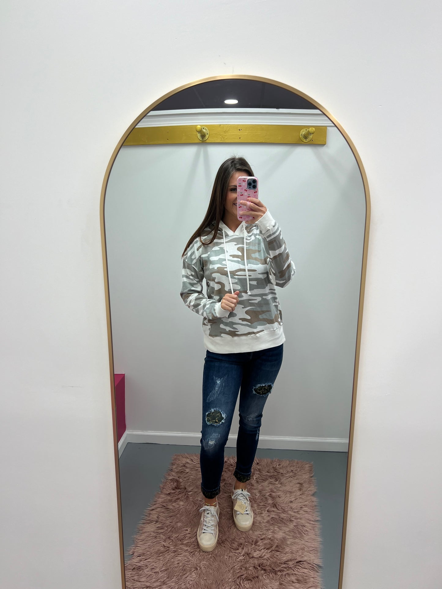 Camo Hoodie Sweatshirt