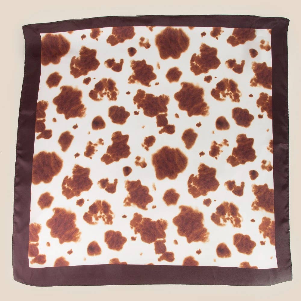 Brown Cow Bandana Scarf