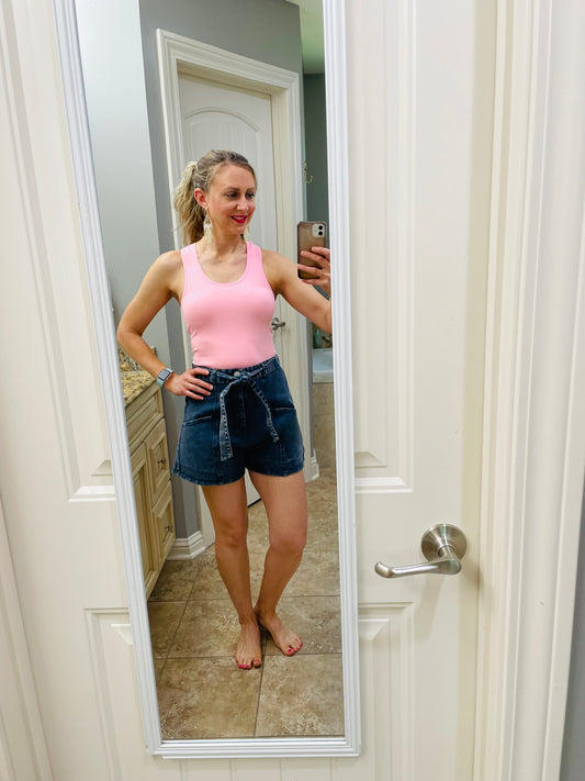 Shaping Tank Lt Pink