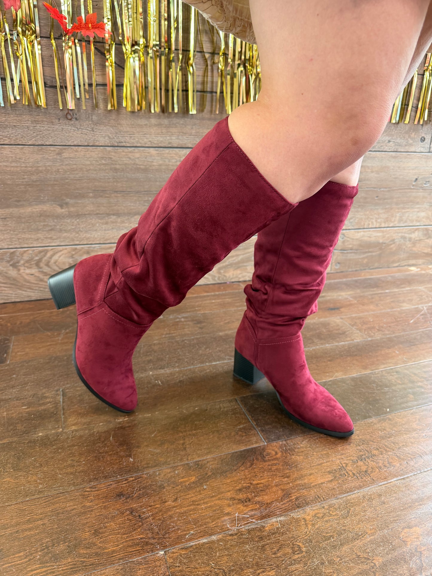 Wine About It Slouchy Boots