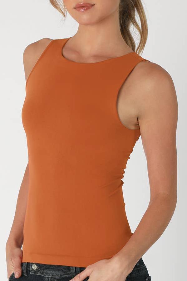 Boat Neck Tank Sunset
