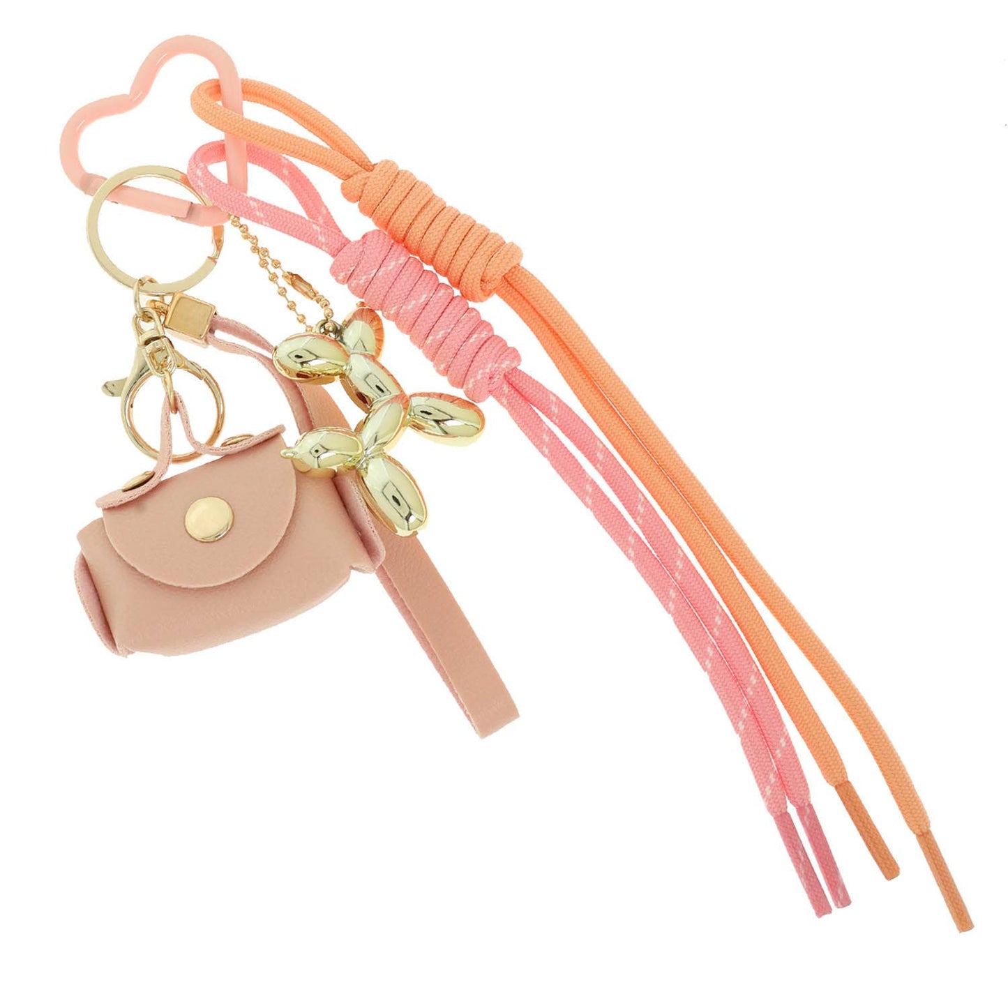Bag Charm Rope Pink
