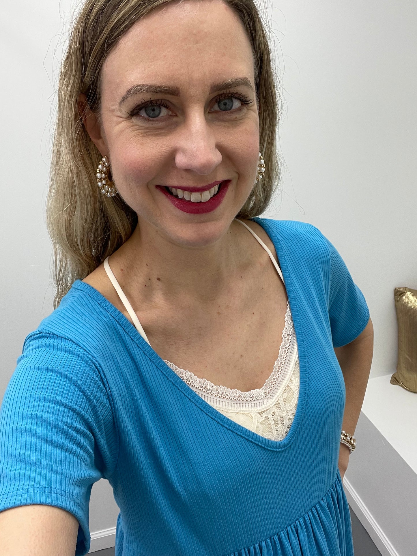 Everyday Dress Bright Blue