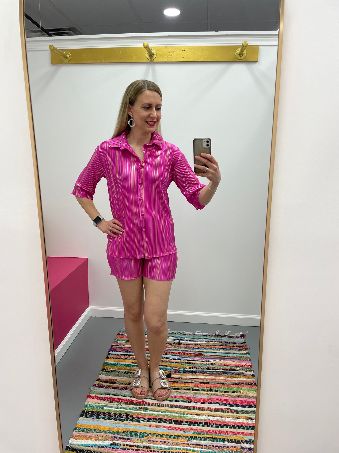 Sunday Funday Pleated Set