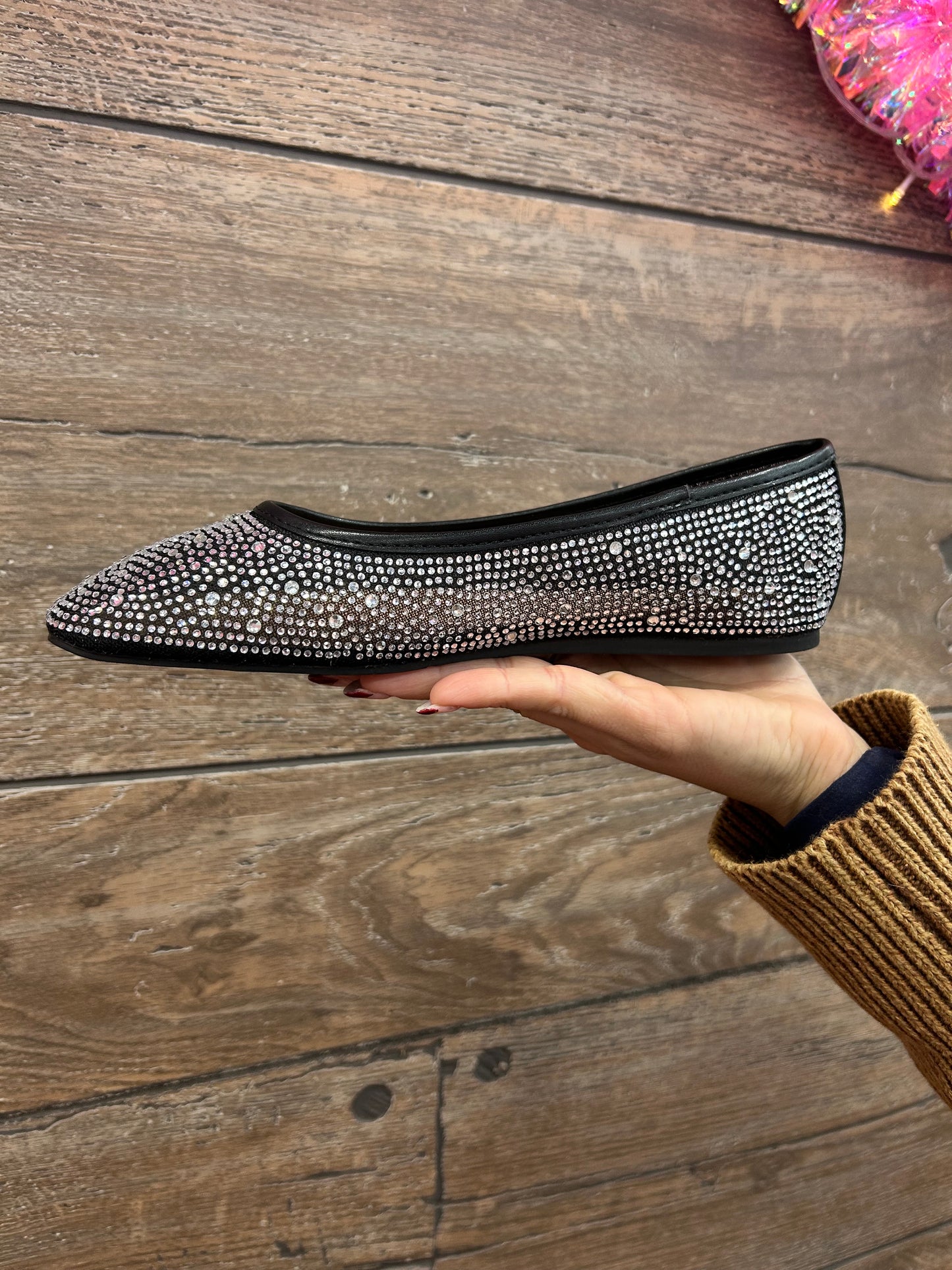 Sparkle Flats Black