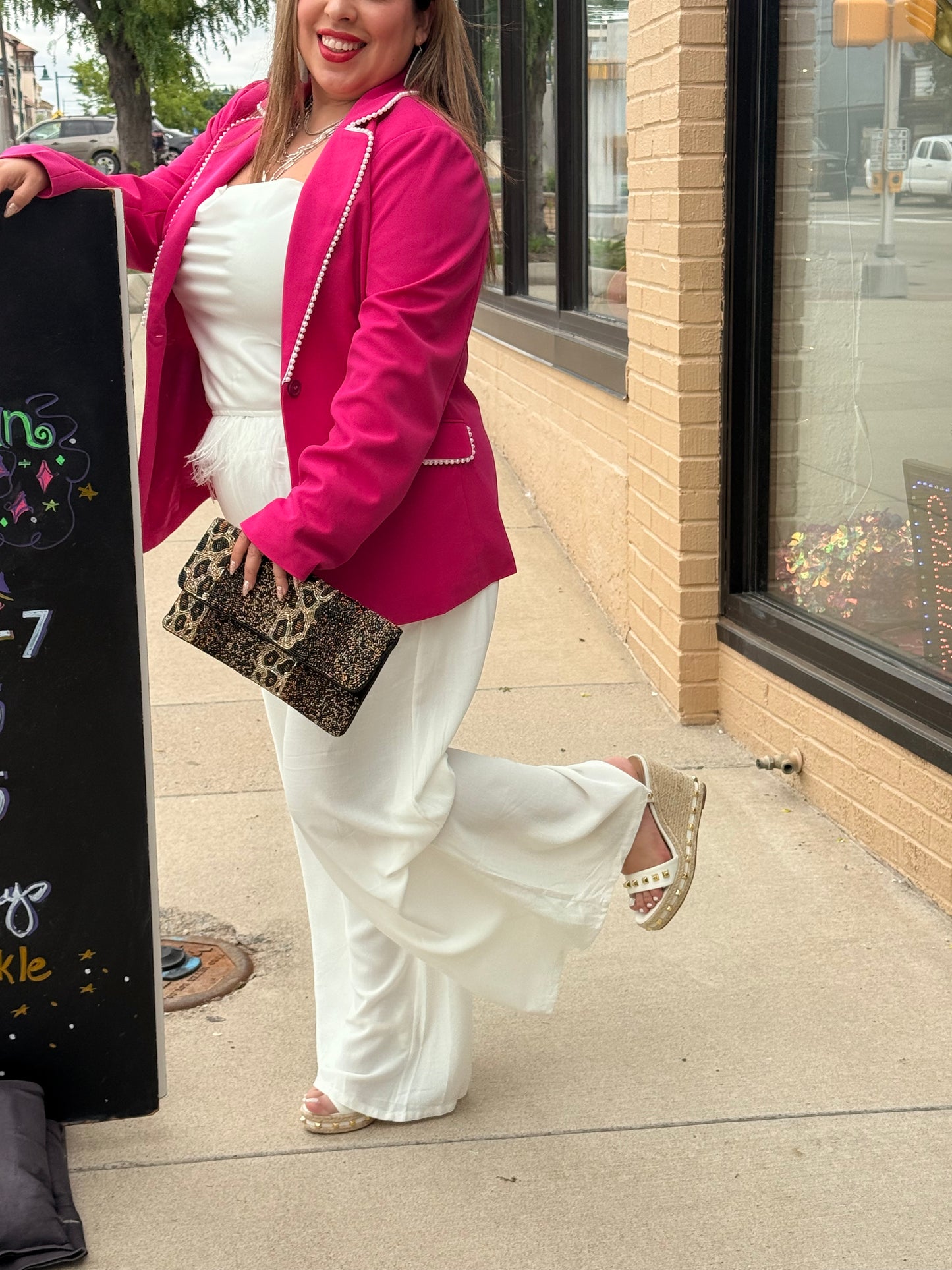 Breezy Wide Leg Pants White
