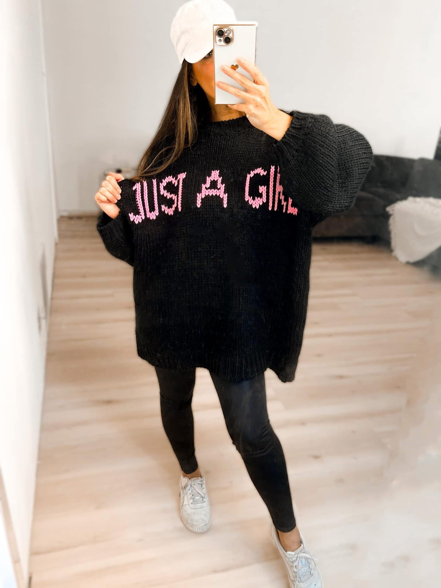 Just a Girl Oversized Sweater