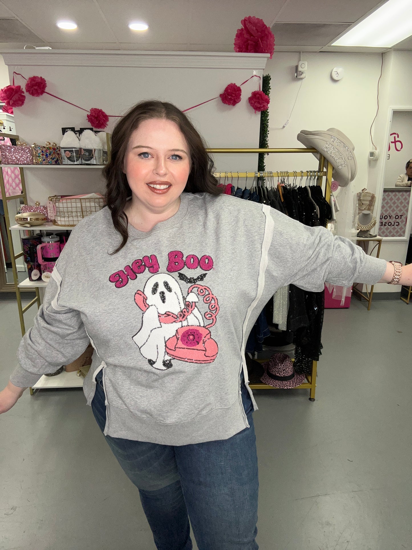 Hey Boo Sweatshirt