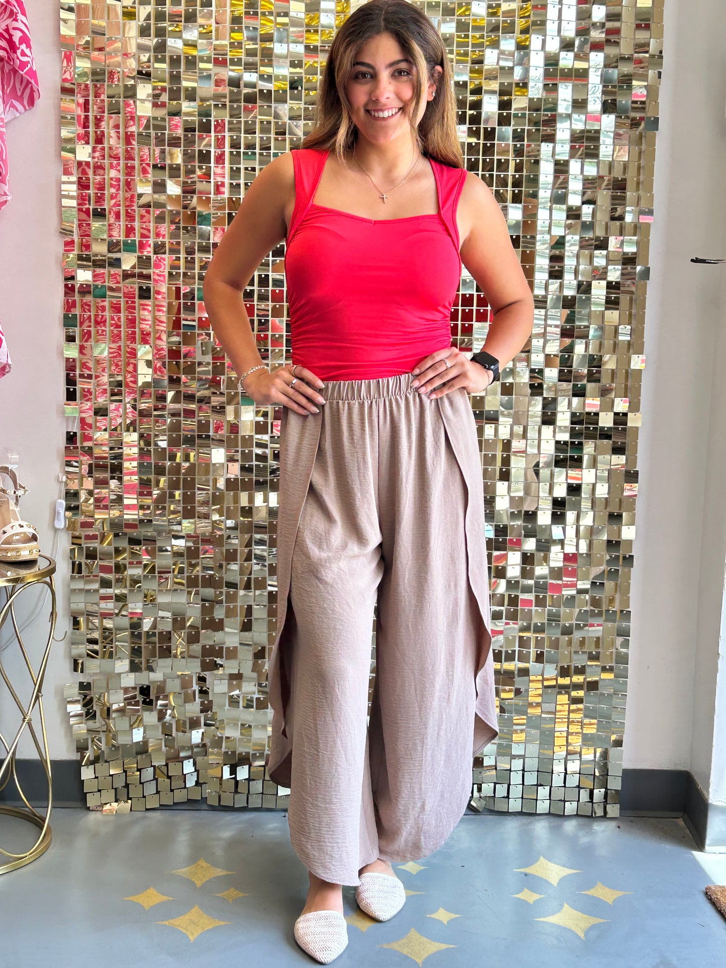 Sleveless Ruched Tank