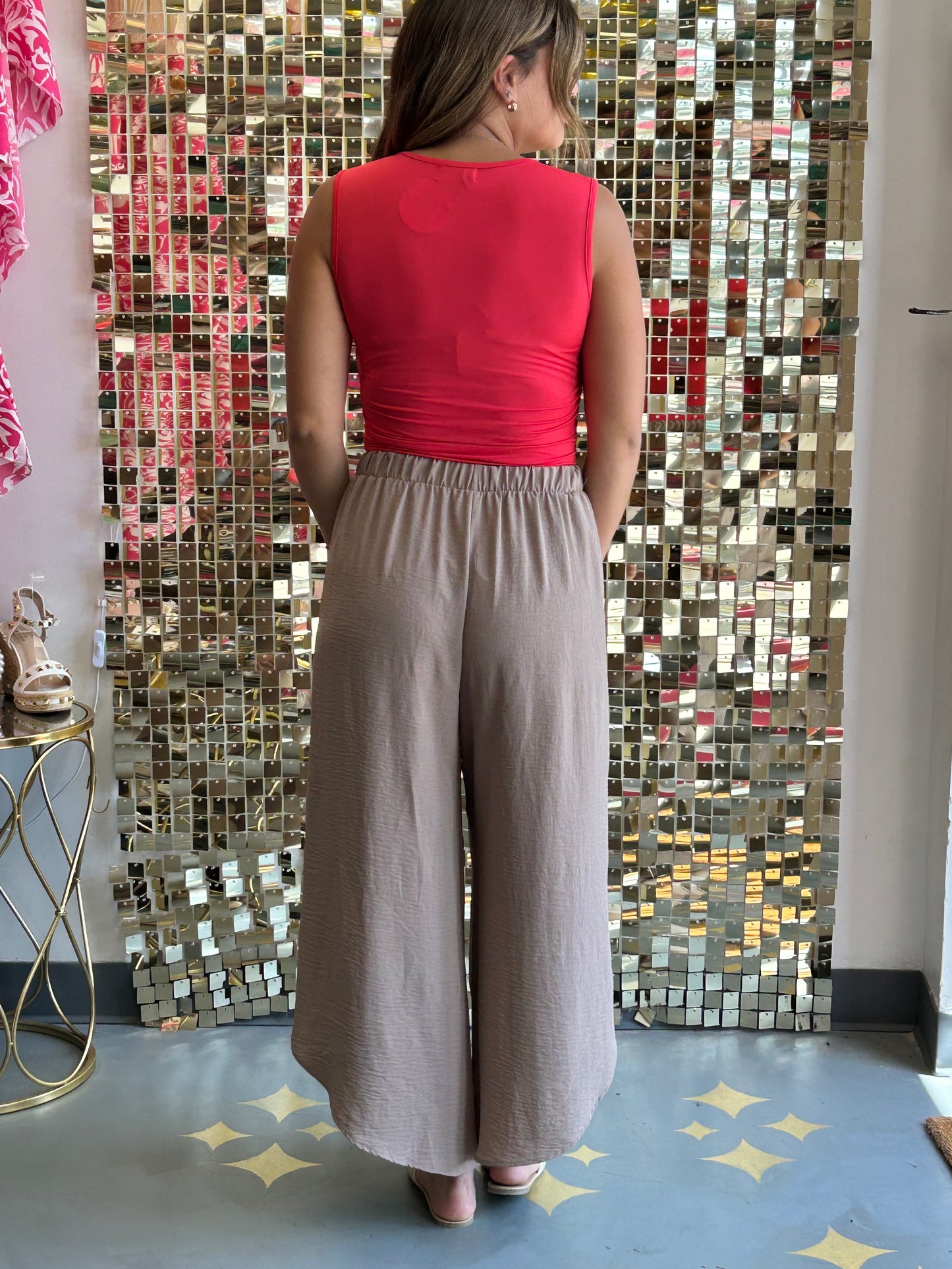 Wide Slit Pants