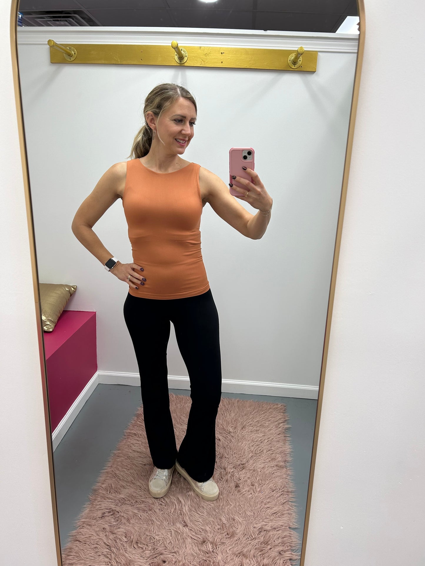 Boat Neck Tank Sunset