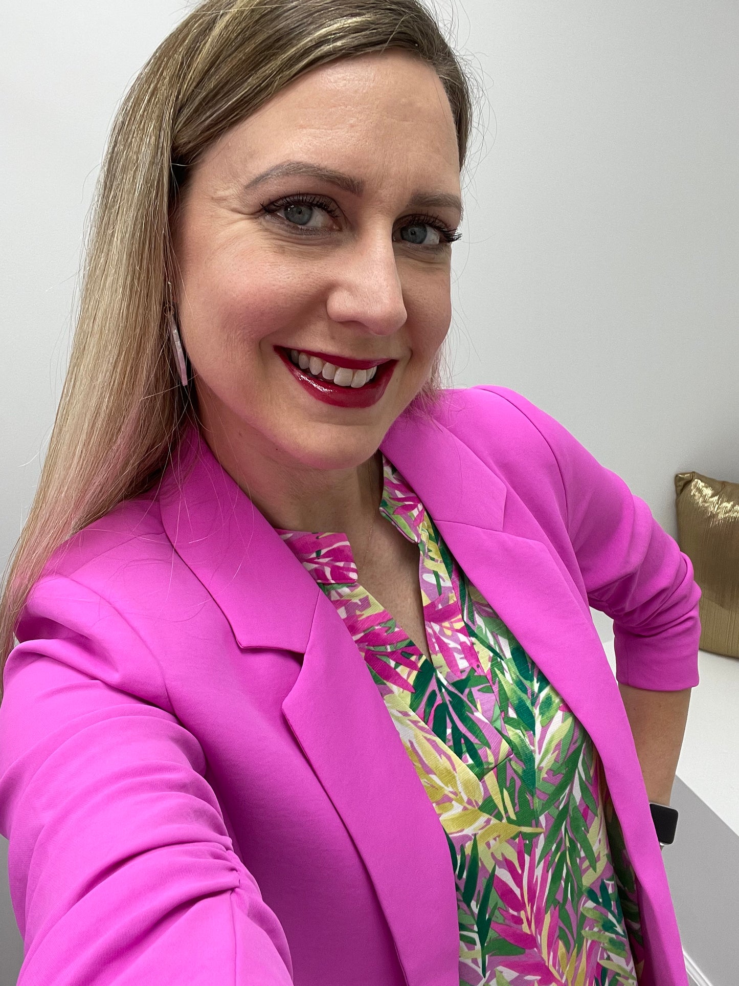 3/4 Sleeve Blazer - Orchid (XS - 3X)