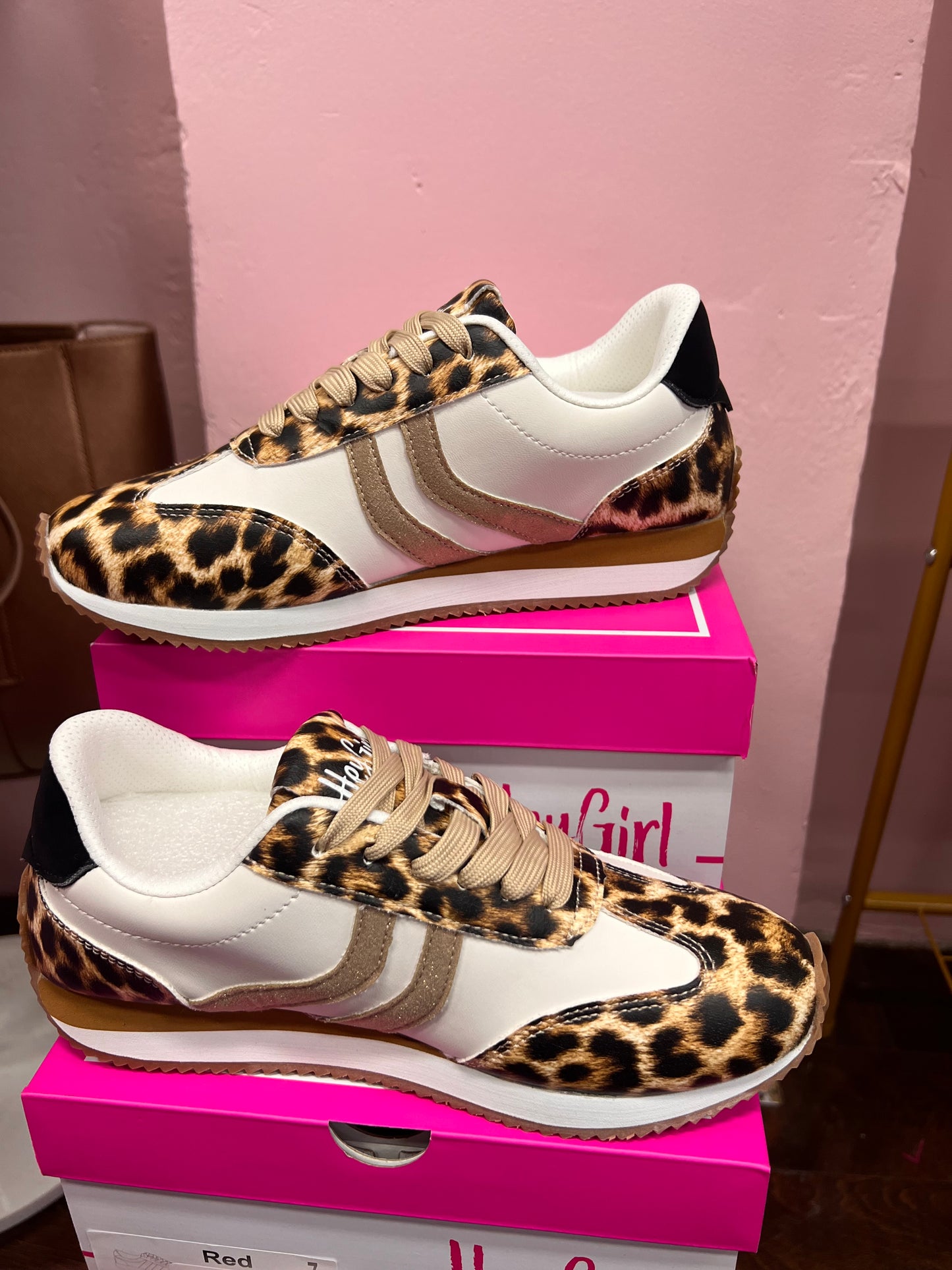 Leopard Combo Sneakers