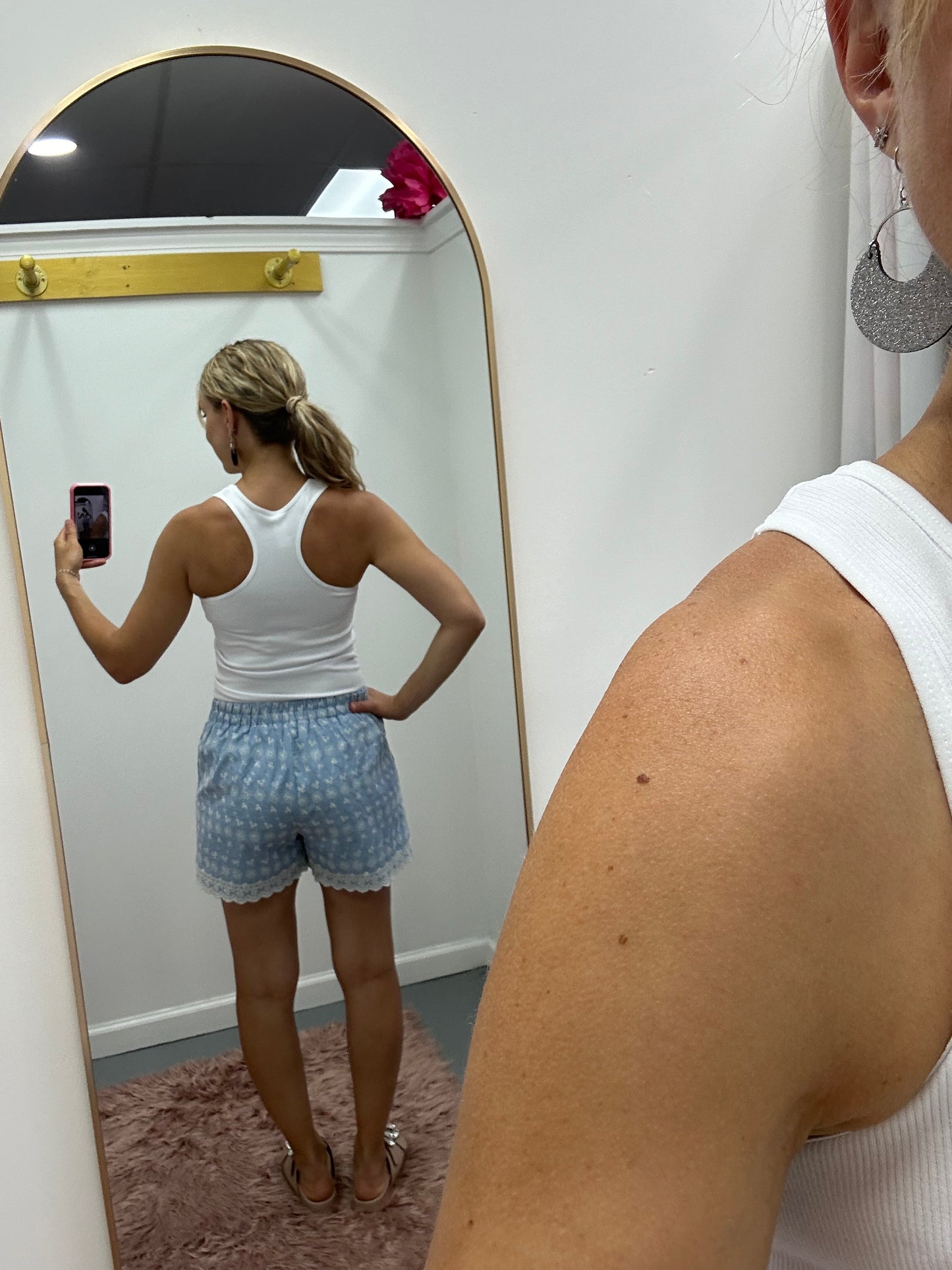 Eyelet Shorts