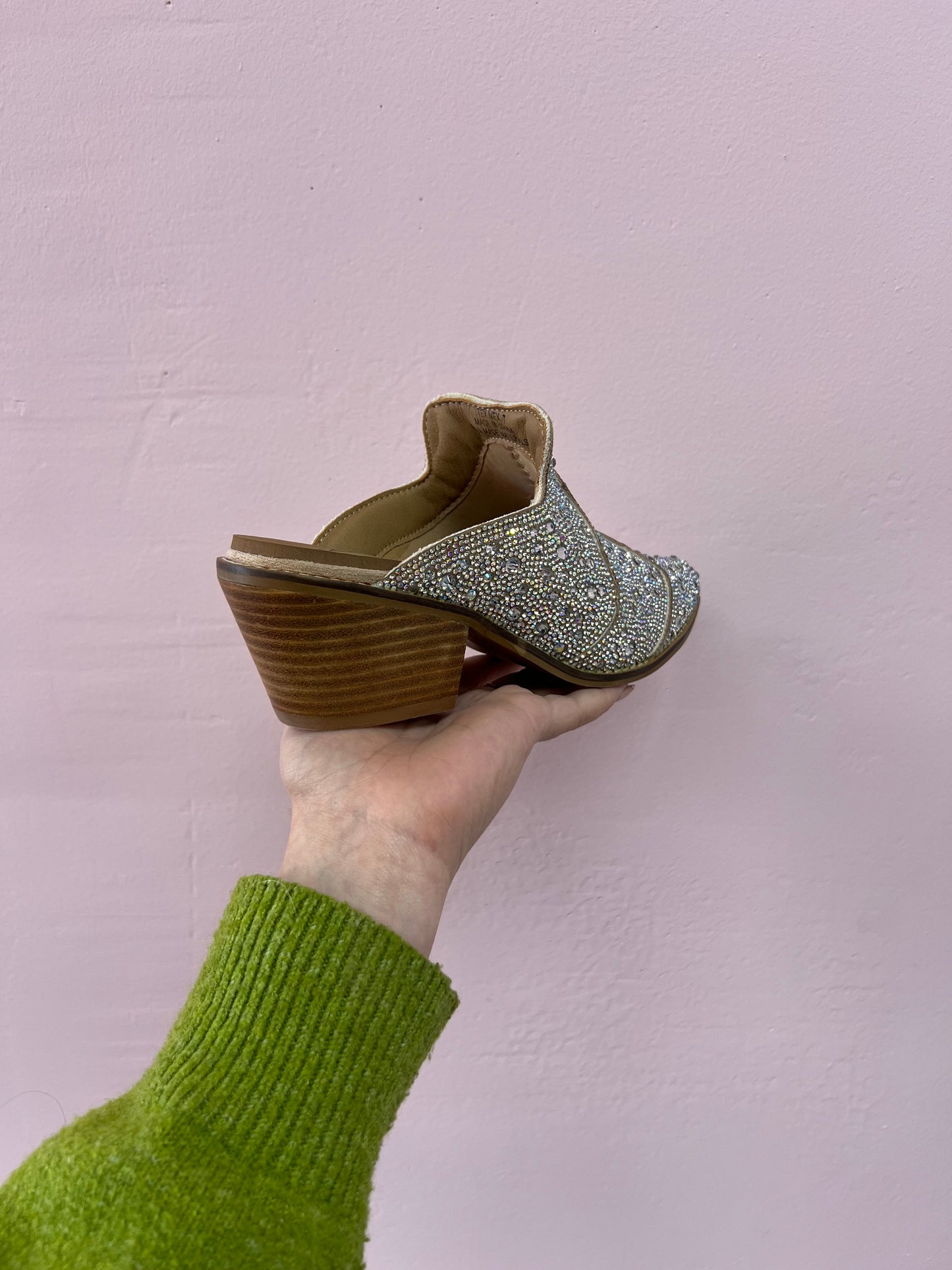 Glam Girl Rhinestone Mules