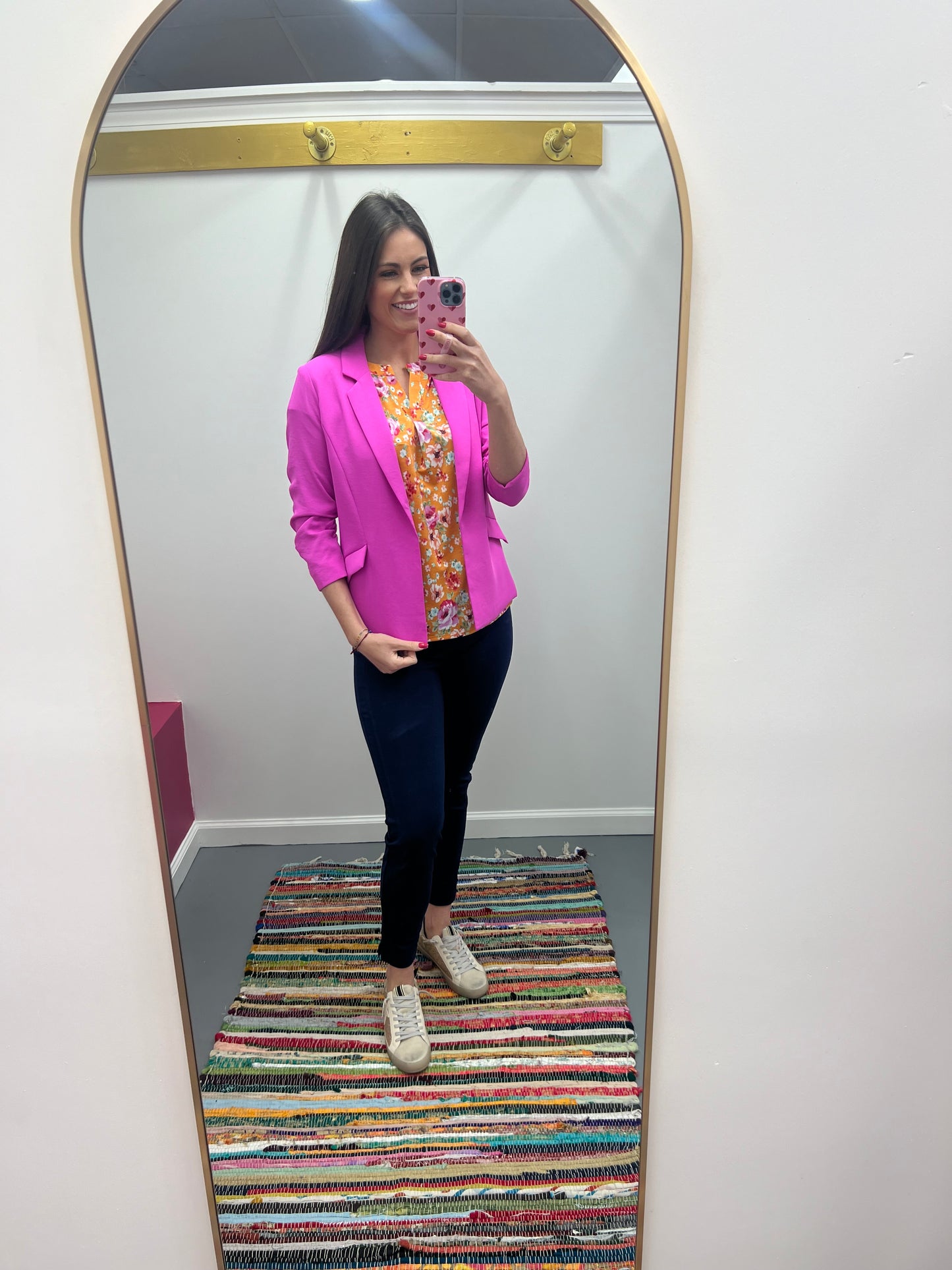 SS Top Apricot Floral (S-3X)