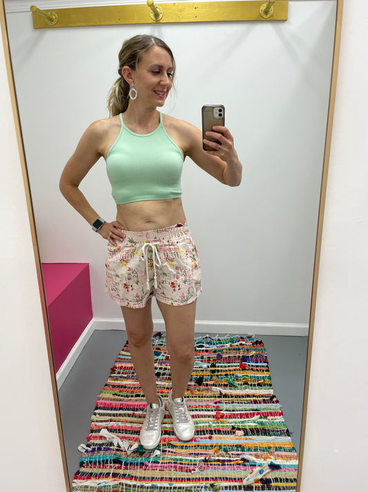 Racerback Cami Lt Green