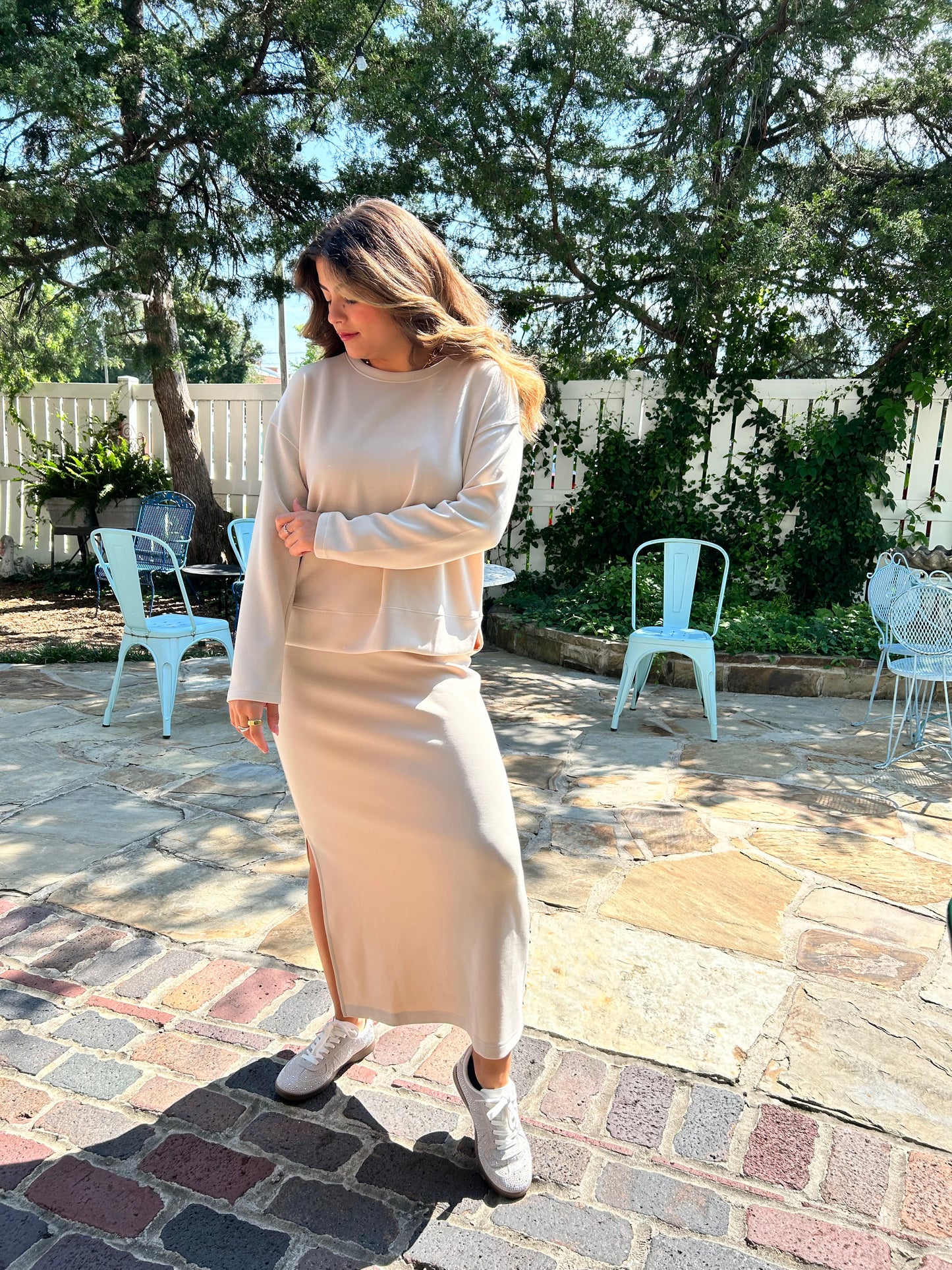 Luxe Sweatshirt Cream