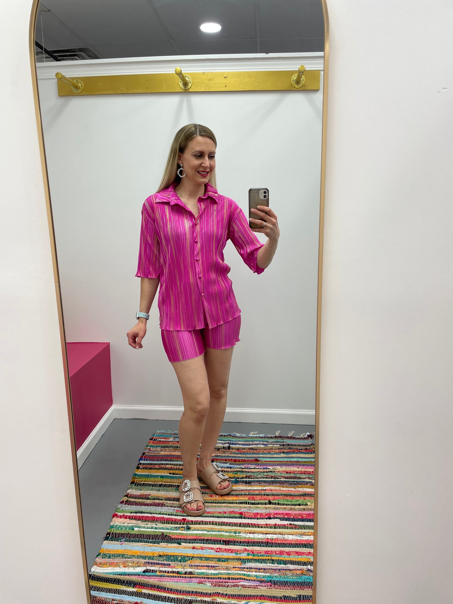 Sunday Funday Pleated Set