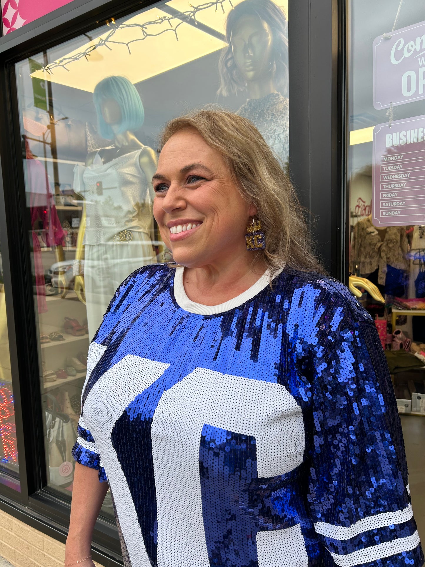 MLB Royals Sequin Dress Style 1