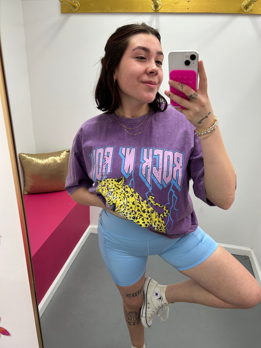 Biker Shorts w/Pockets Sky