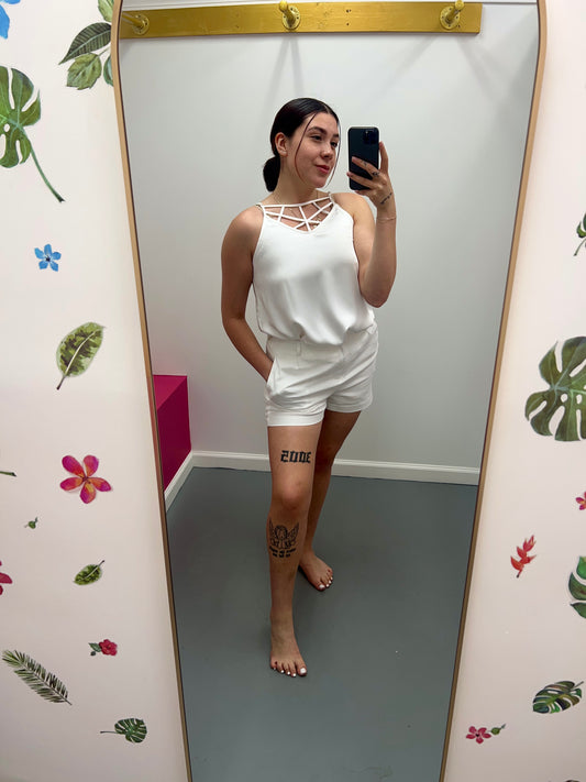 High Waist Front Pleat Shorts