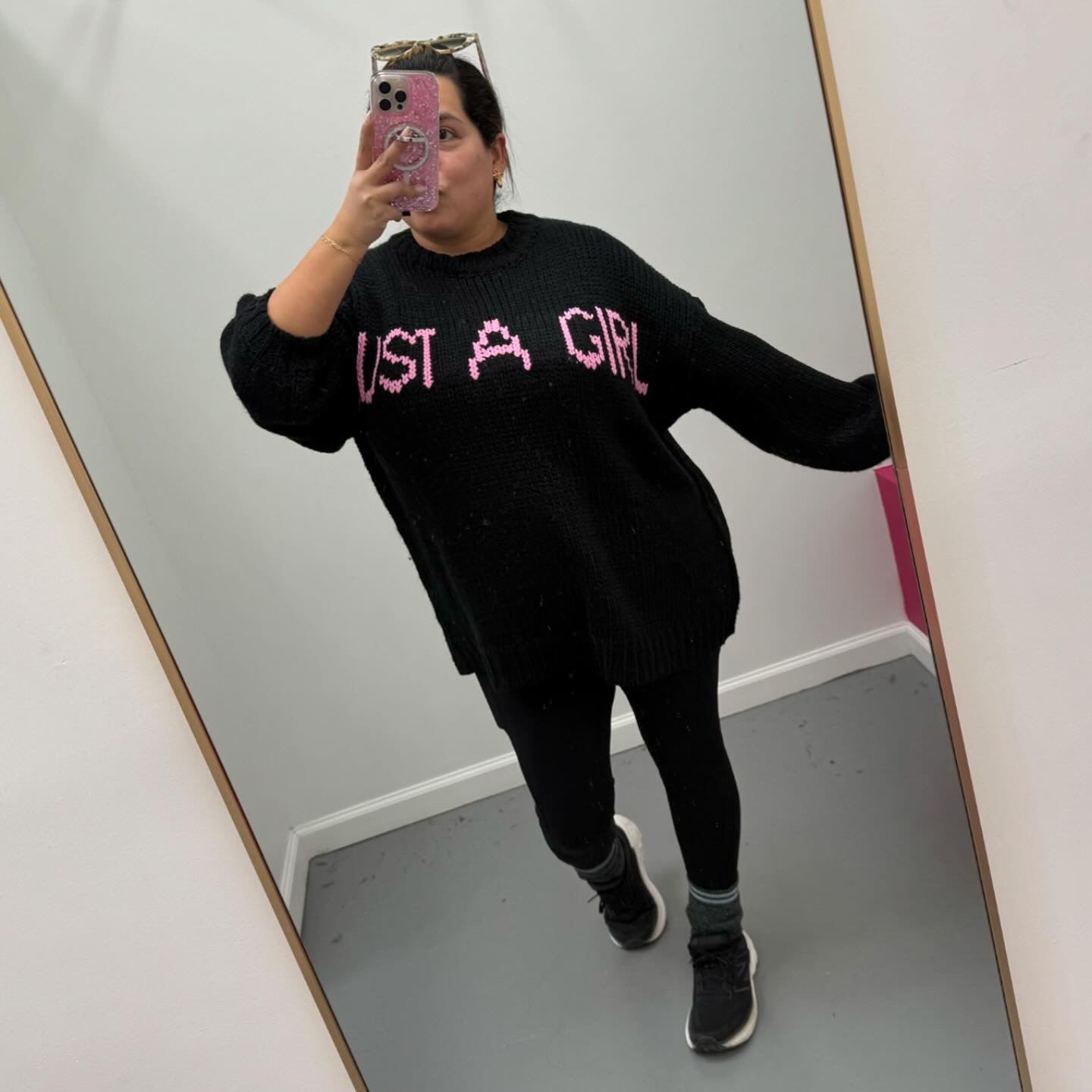 Just a Girl Oversized Sweater