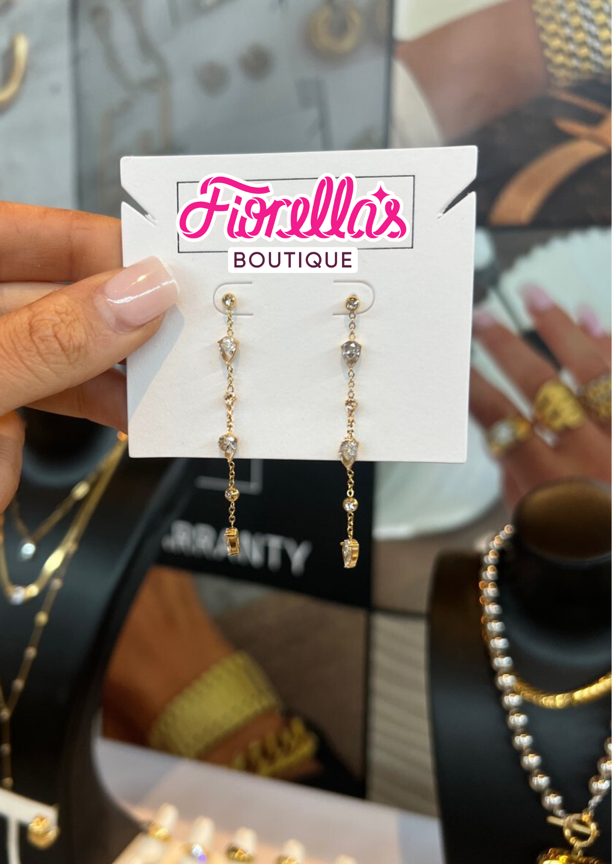 Sparkle Line Earrings