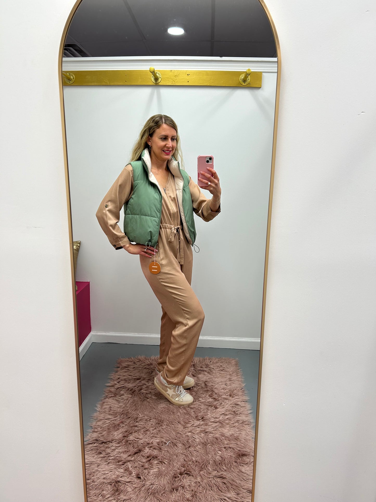 Front Zipper Jumpsuit