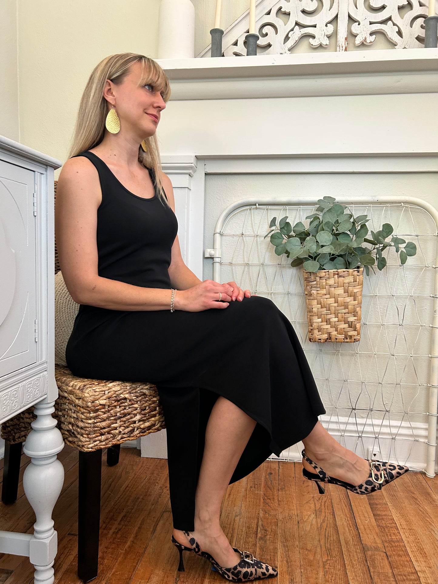 Luxe Tank Maxi Dress Black